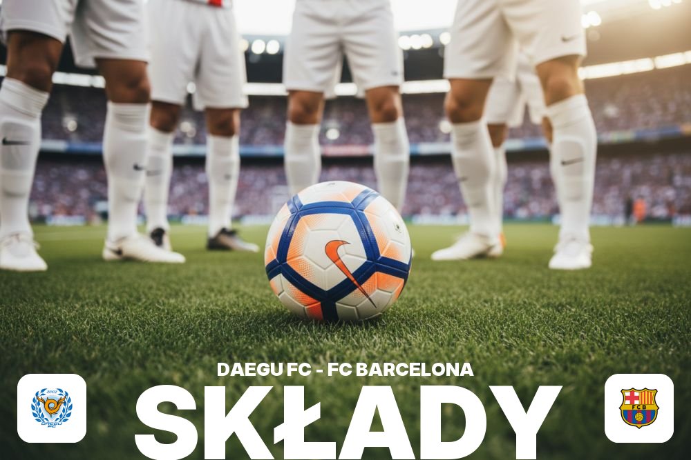 Składy: Daegu FC – FC Barcelona – kadry meczowe i ławka rezerwowych