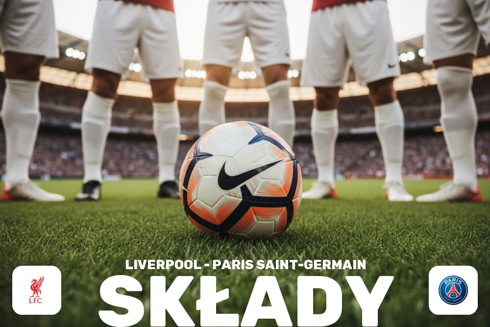 Składy: Liverpool – PSG – gwiazdy w wyjściowych jedenastkach
